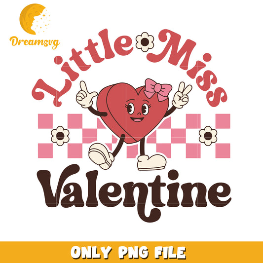 Little Miss Valentine PNG