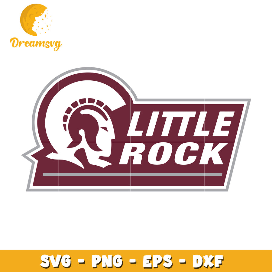 Little Rock Spartans Logo SVG File for Crafting Projects