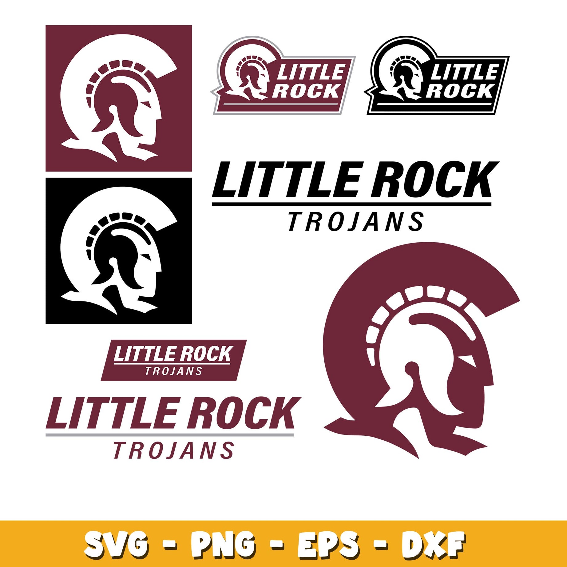 Little Rock Trojans Bundle svg, Little Rock Trojans logo svg, ncaa svg 