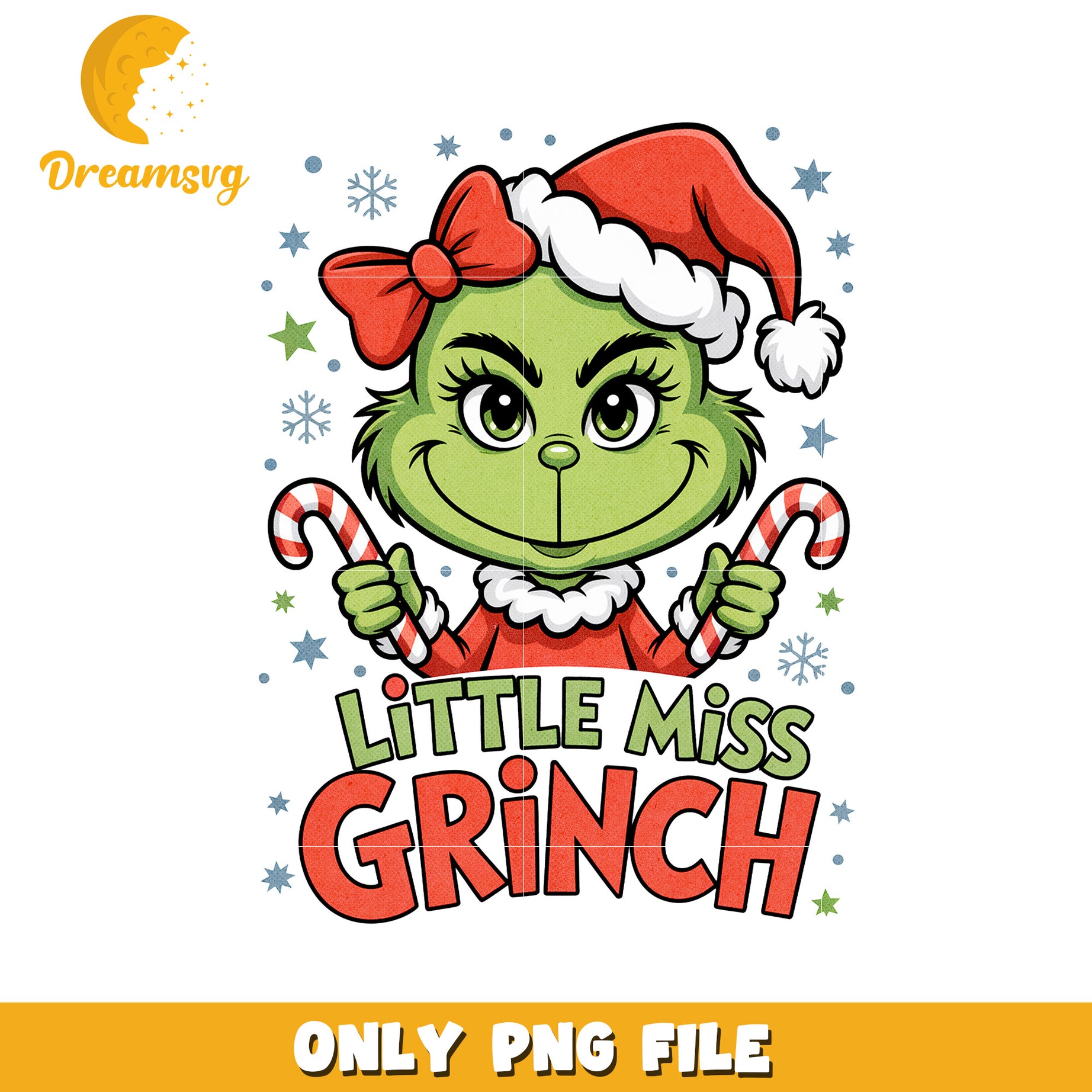 Little miss grinch png, christmas lights​ png, christmas music​ png