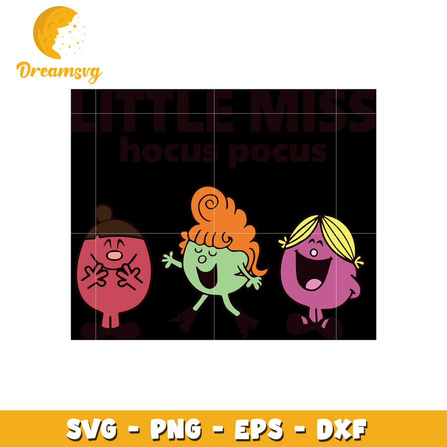 Little miss hocus pocus svg, hocus pocus svg, halloween svg