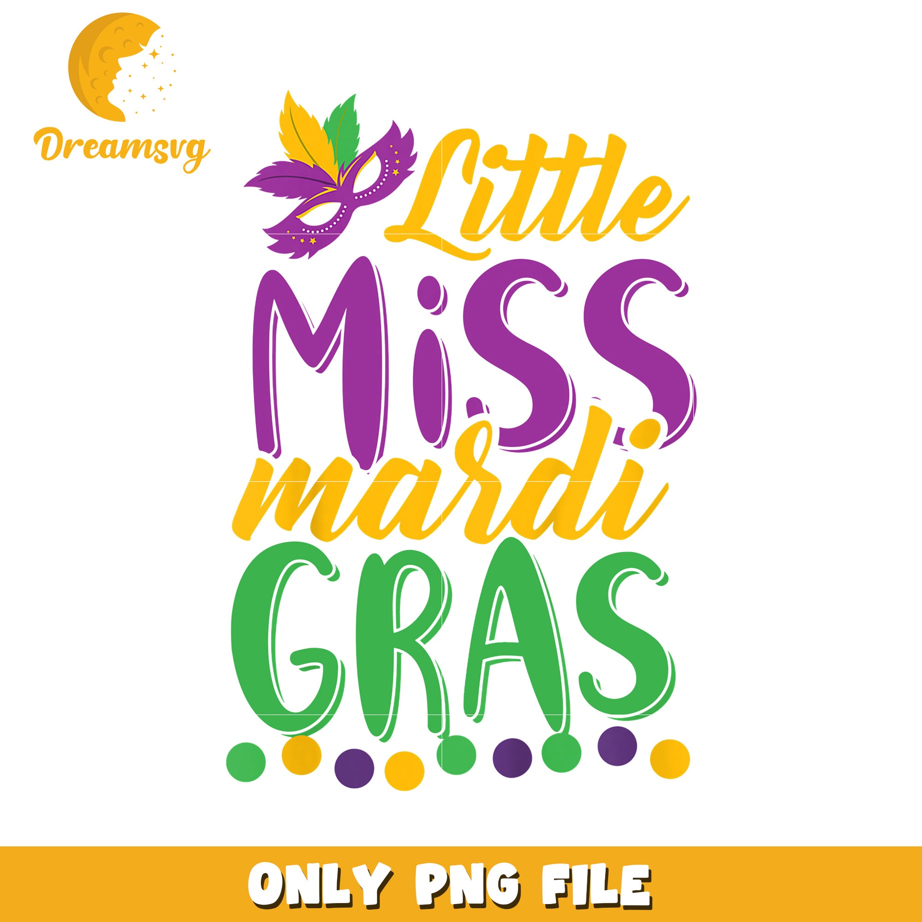 Little miss mardi gras font design png, Mardi Gras font png