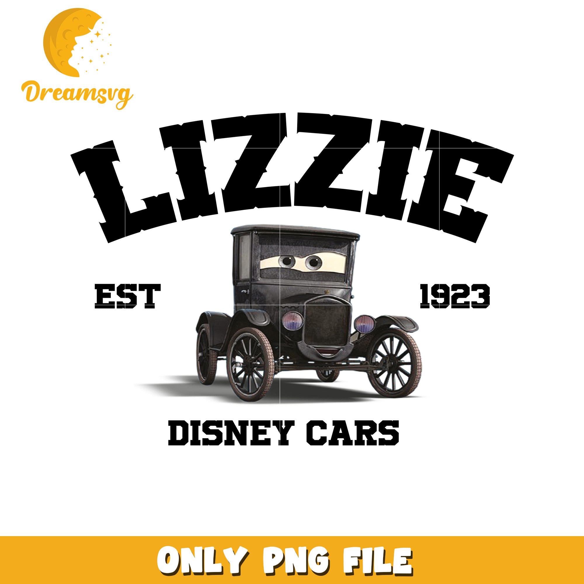 Lizzie Disney Cars PNG 1923