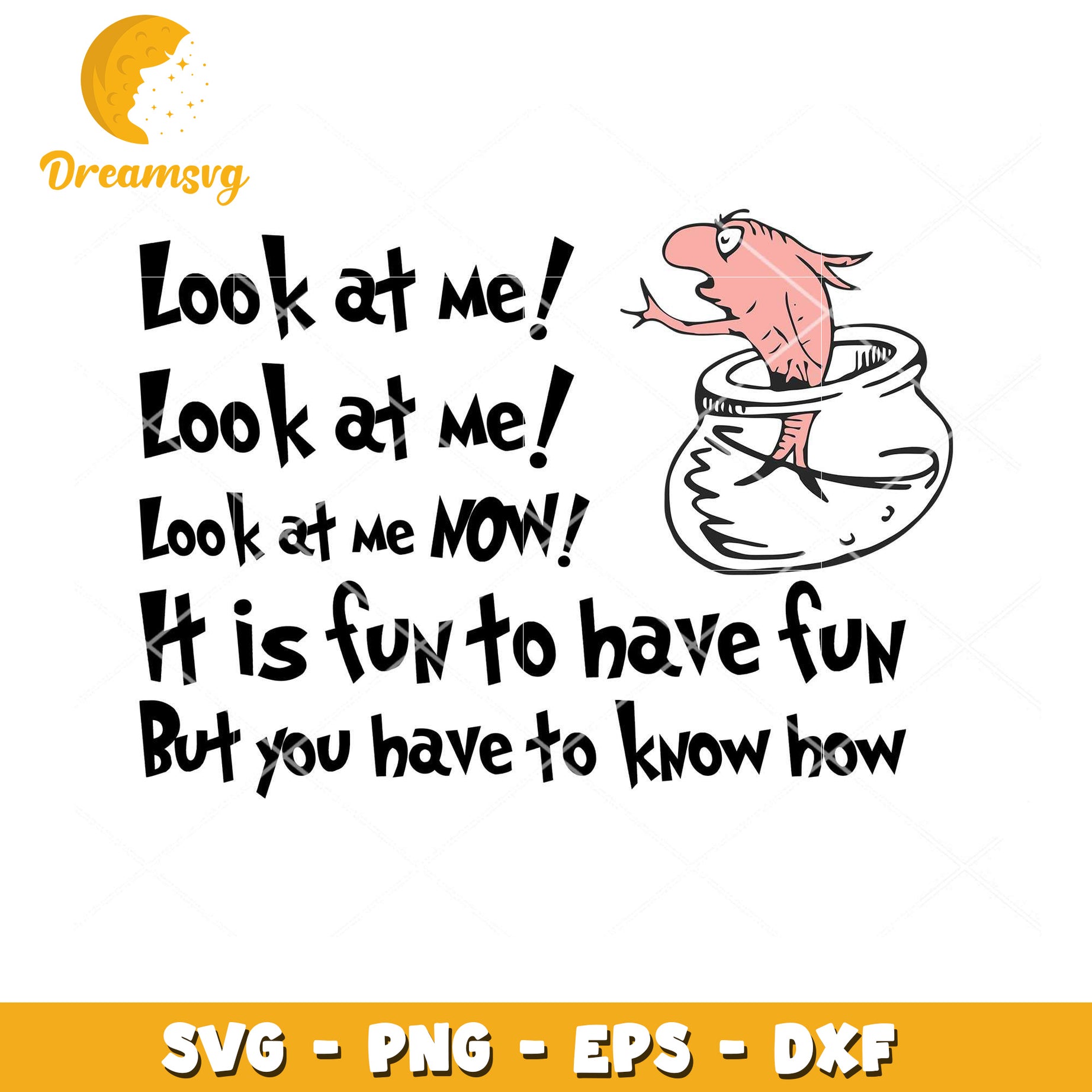 Look At Me SVG Fun Quote Design