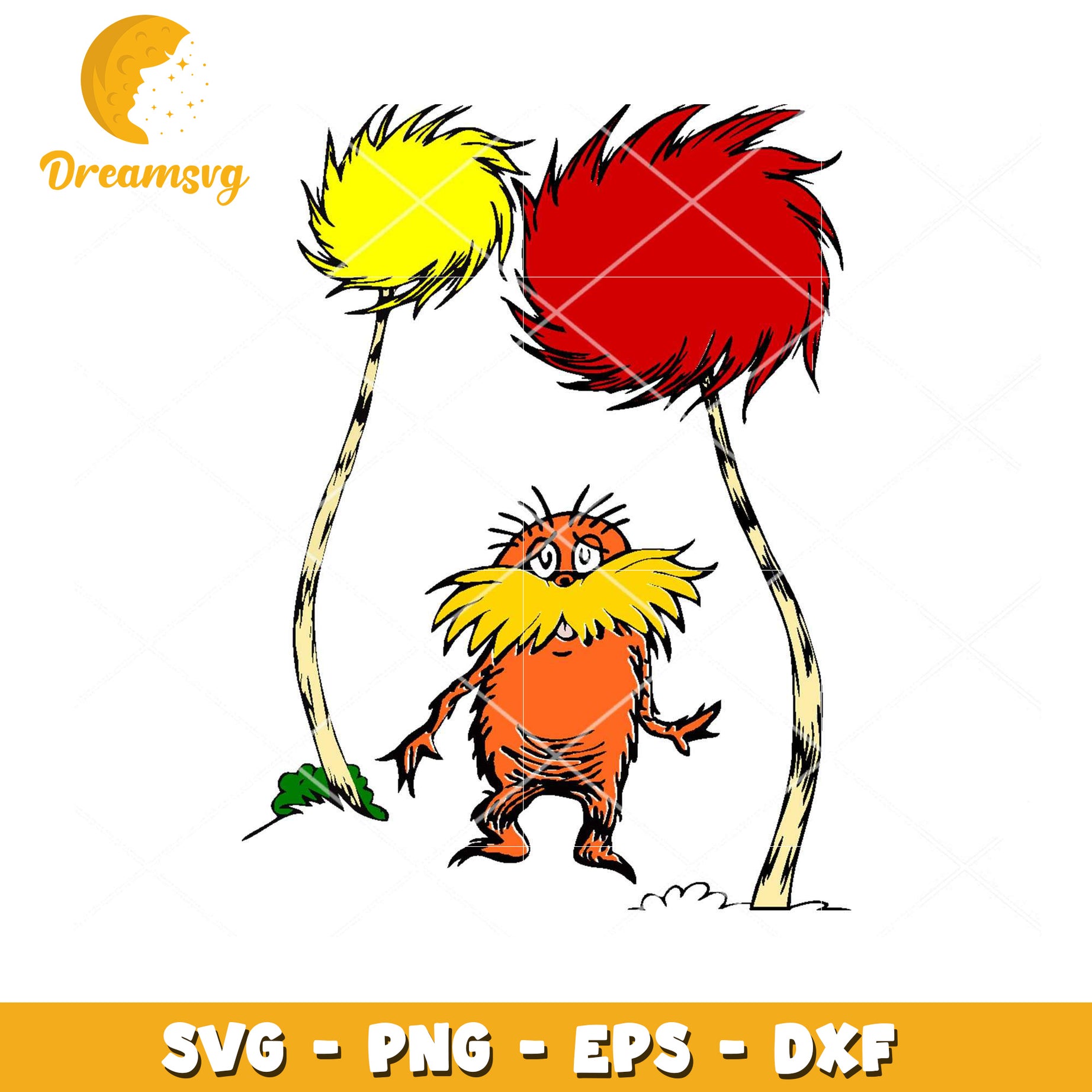 Lorax SVG Cut File Instant Download