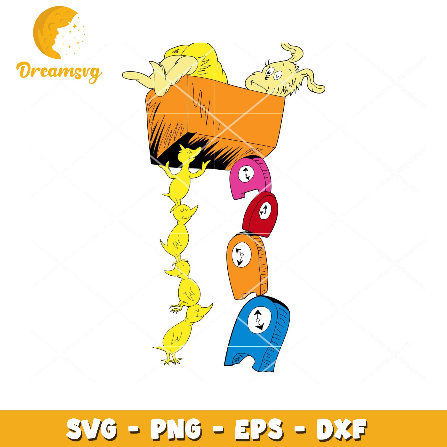 Lorax SVG Cut Files Instant Download