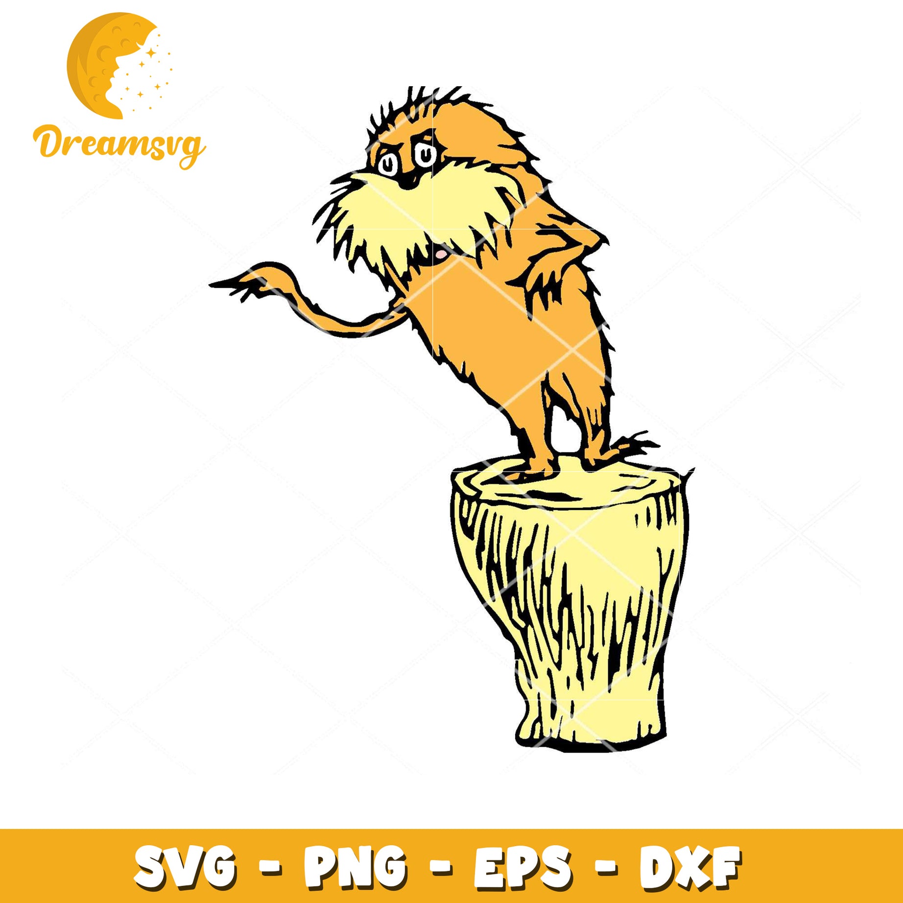 Lorax SVG File Instant Download for Eco Friendly Crafts