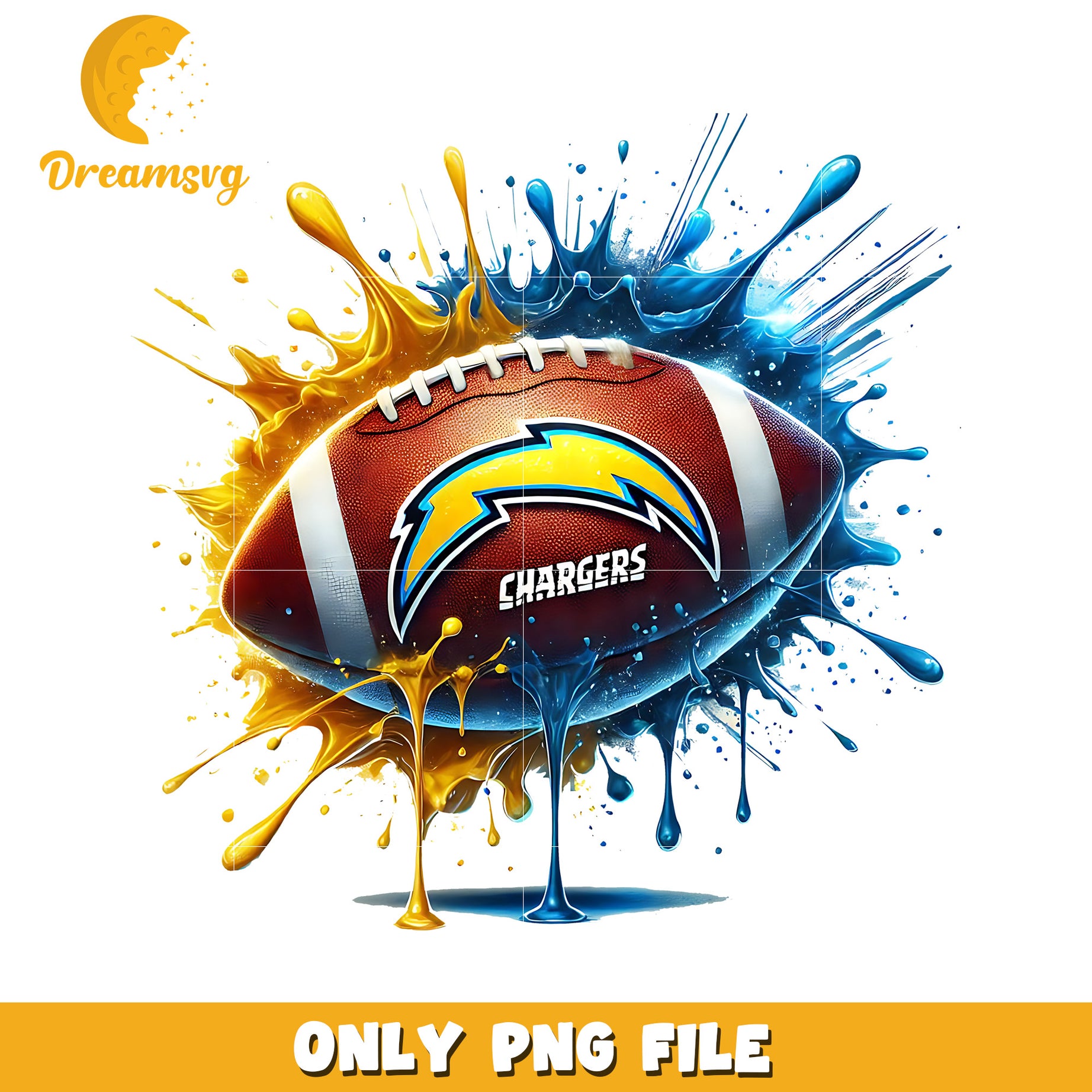 Los angeles chargers ball png, american rugby png, nfl logos png
