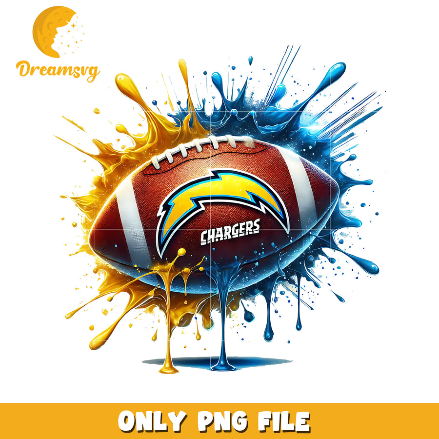Los angeles chargers ball png, american rugby png, nfl logos png