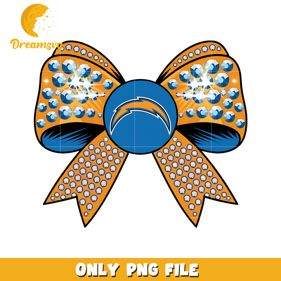 Los angeles chargers bow tie png, nfl football png, nfl playoffs png