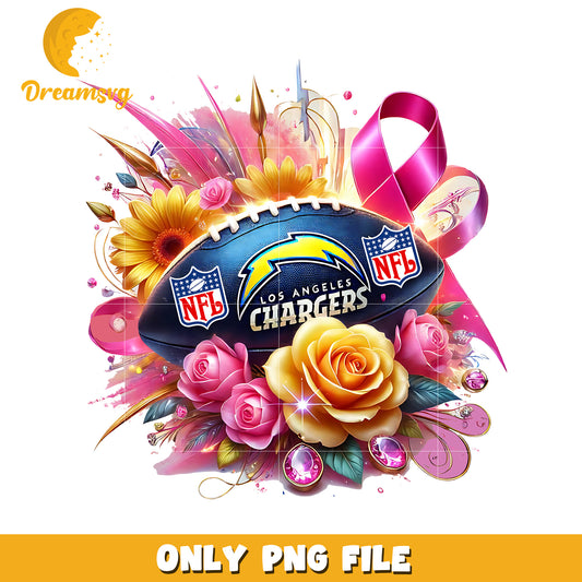 Los angeles chargers flowers png, nfl football png, nfl playoffs png