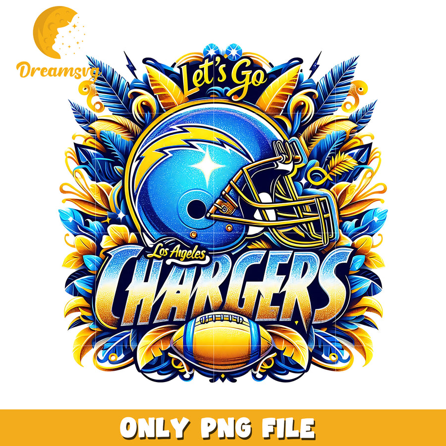 Los angeles chargers let's go png, nfl games png, nfl png