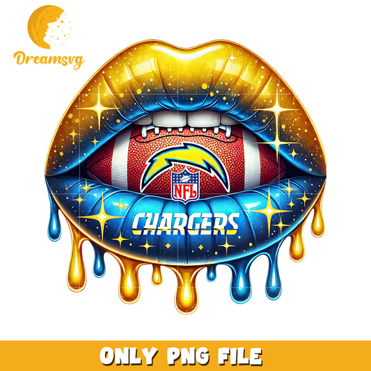 Los angeles chargers lips png, nfl teams png, nfl team logo png