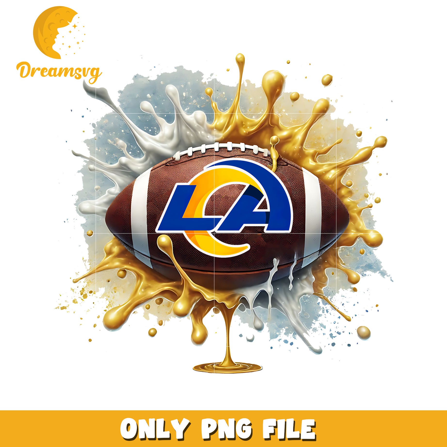 Los angeles rams ball png, nfl football png, nfl playoffs png