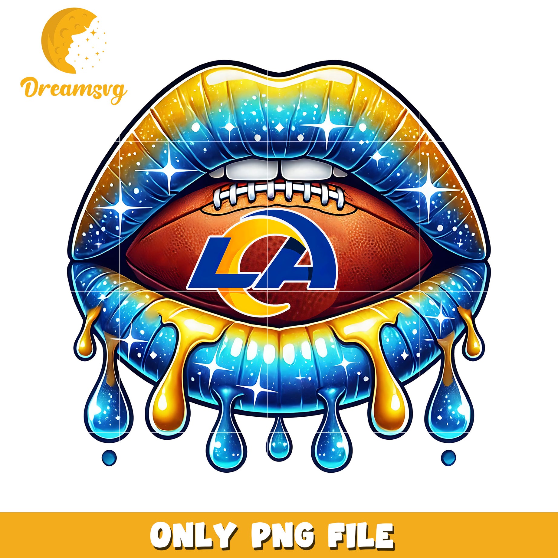 Los angeles rams lips png, nfl teams png, nfl team logo png