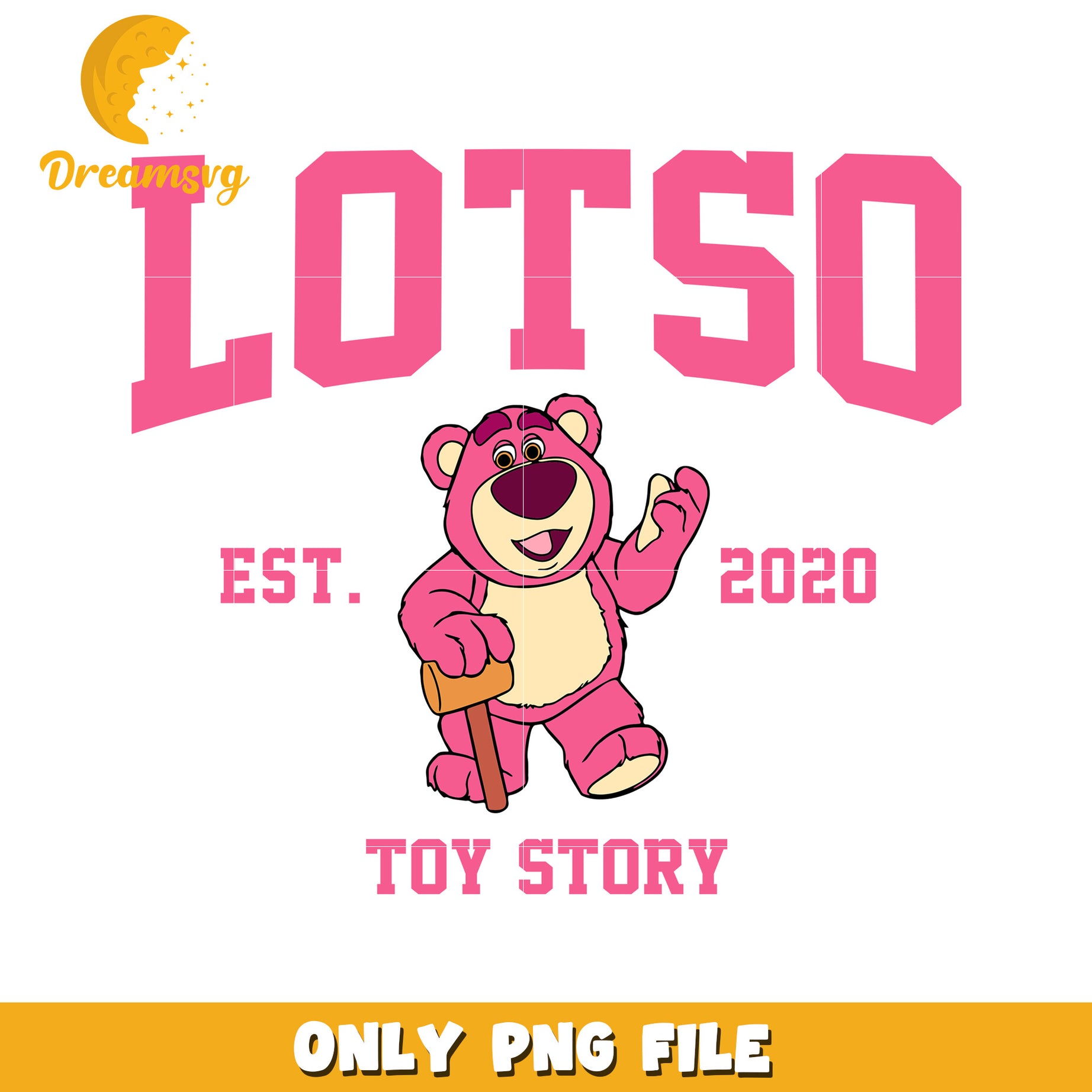 Fans Lotso Lotso Toy Story PNG File for Fans and Collectors – DreamSVG Store