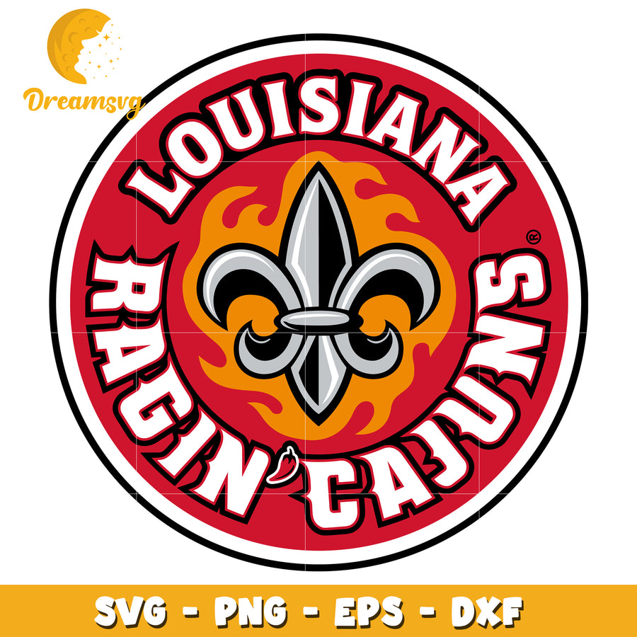 Louisiana Ragin Cajuns SVG Design for Sports Fans and Crafts