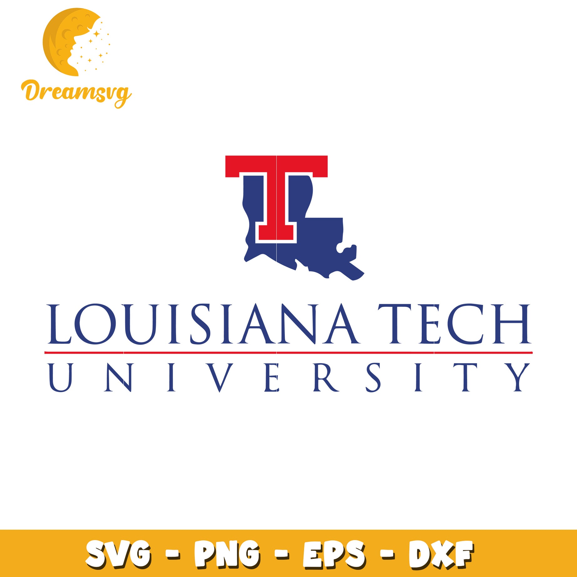 Louisiana Tech University SVG File for Logo Design Graphics