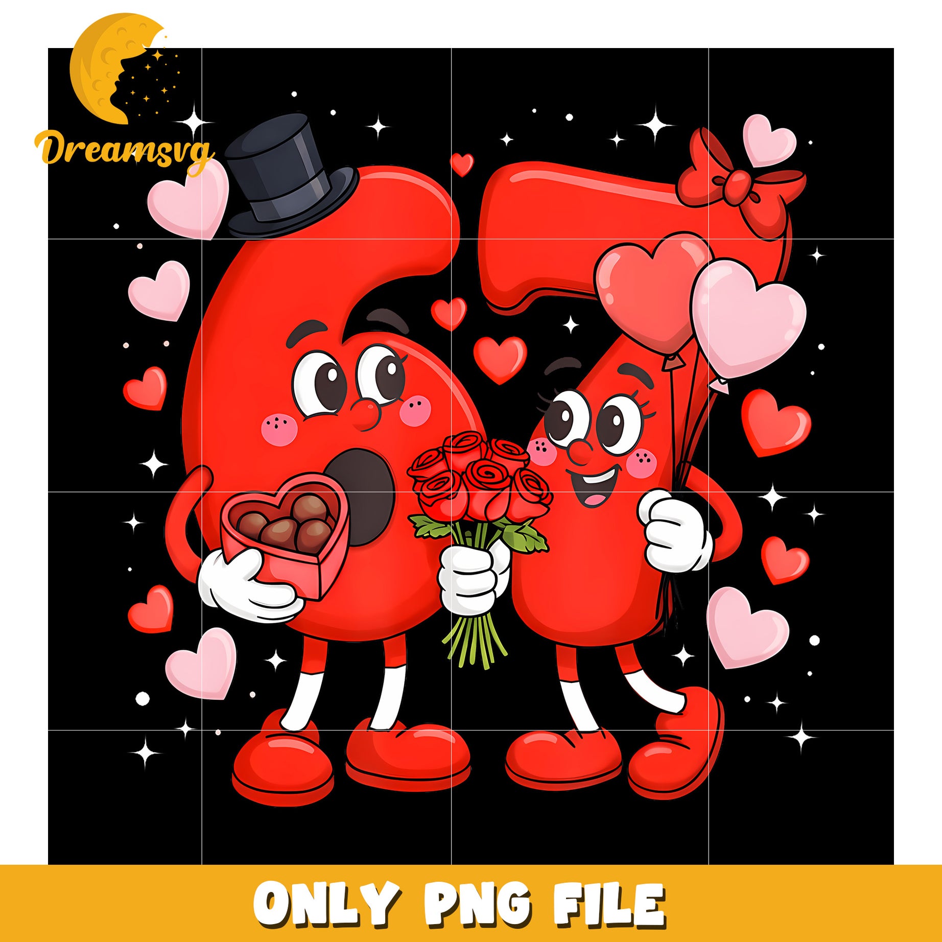 Love 67 design png, love meme png, meme core png