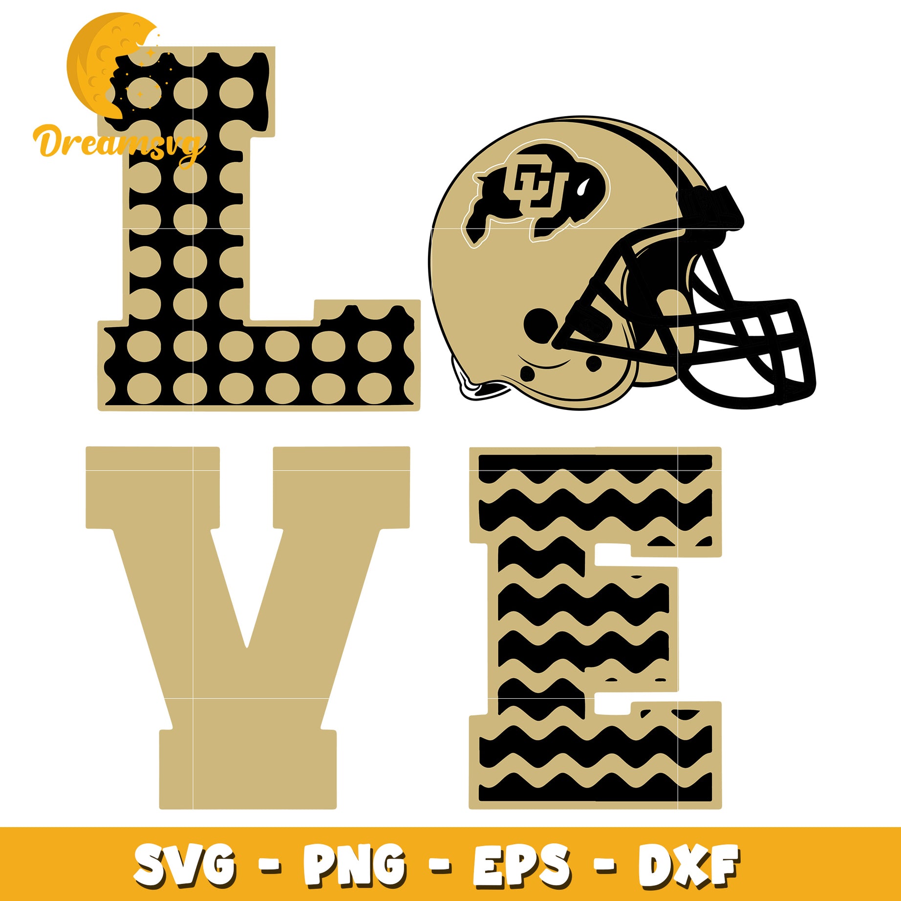 Love Football SVG Design for Crafting and Personalization