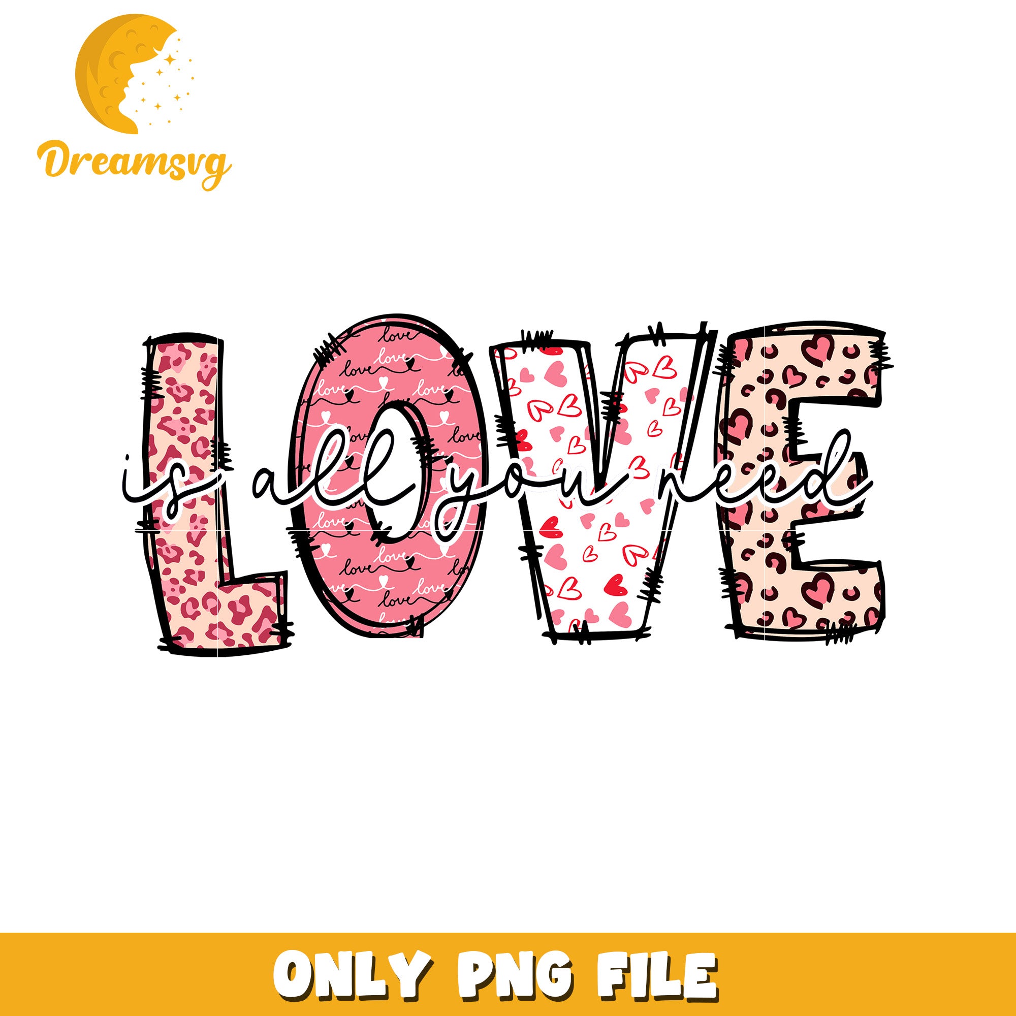 Love Is All You Need PNG