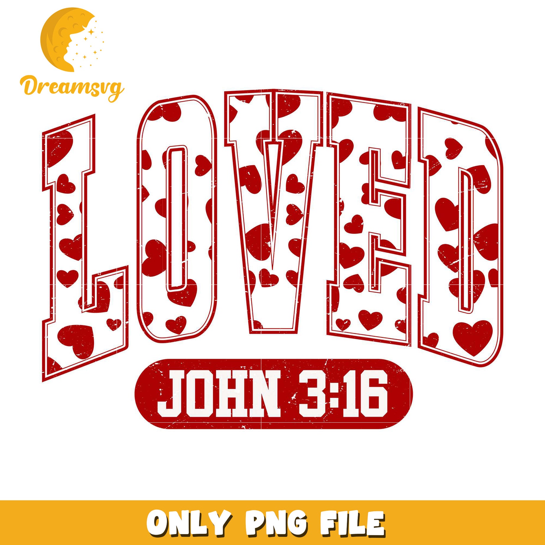 Loved heart shape john 3 16 jesus valentine png, jesus valentine png