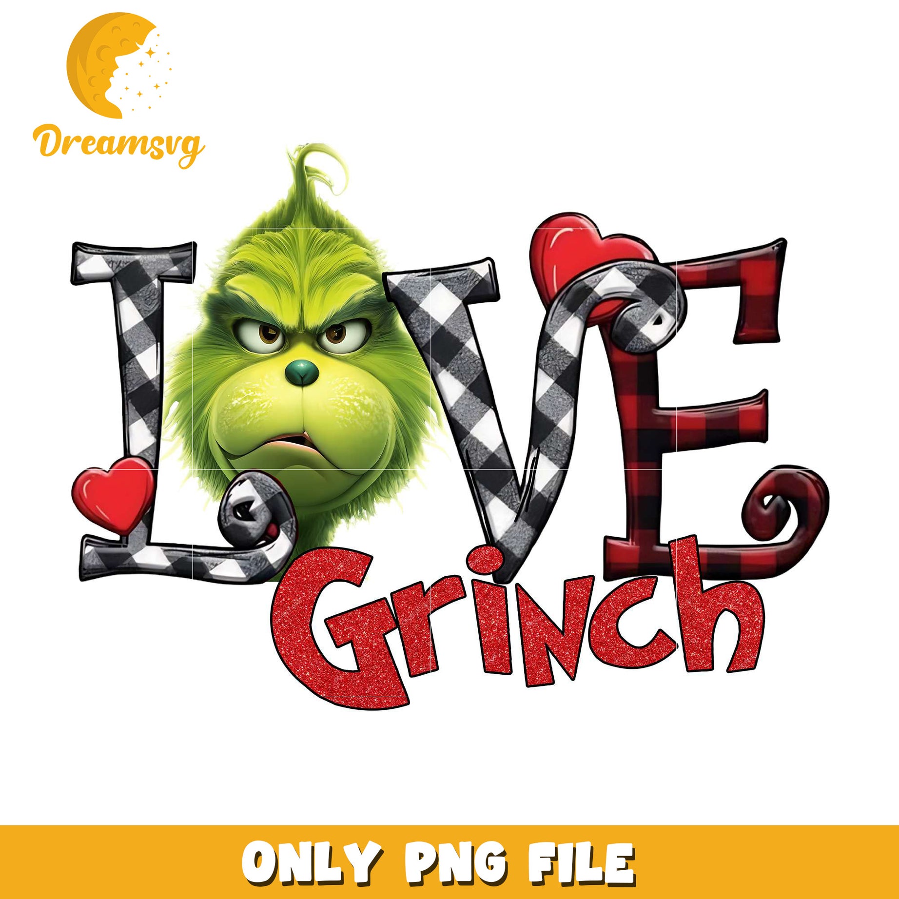 Love grinch png, the grinch png, love valentine day png