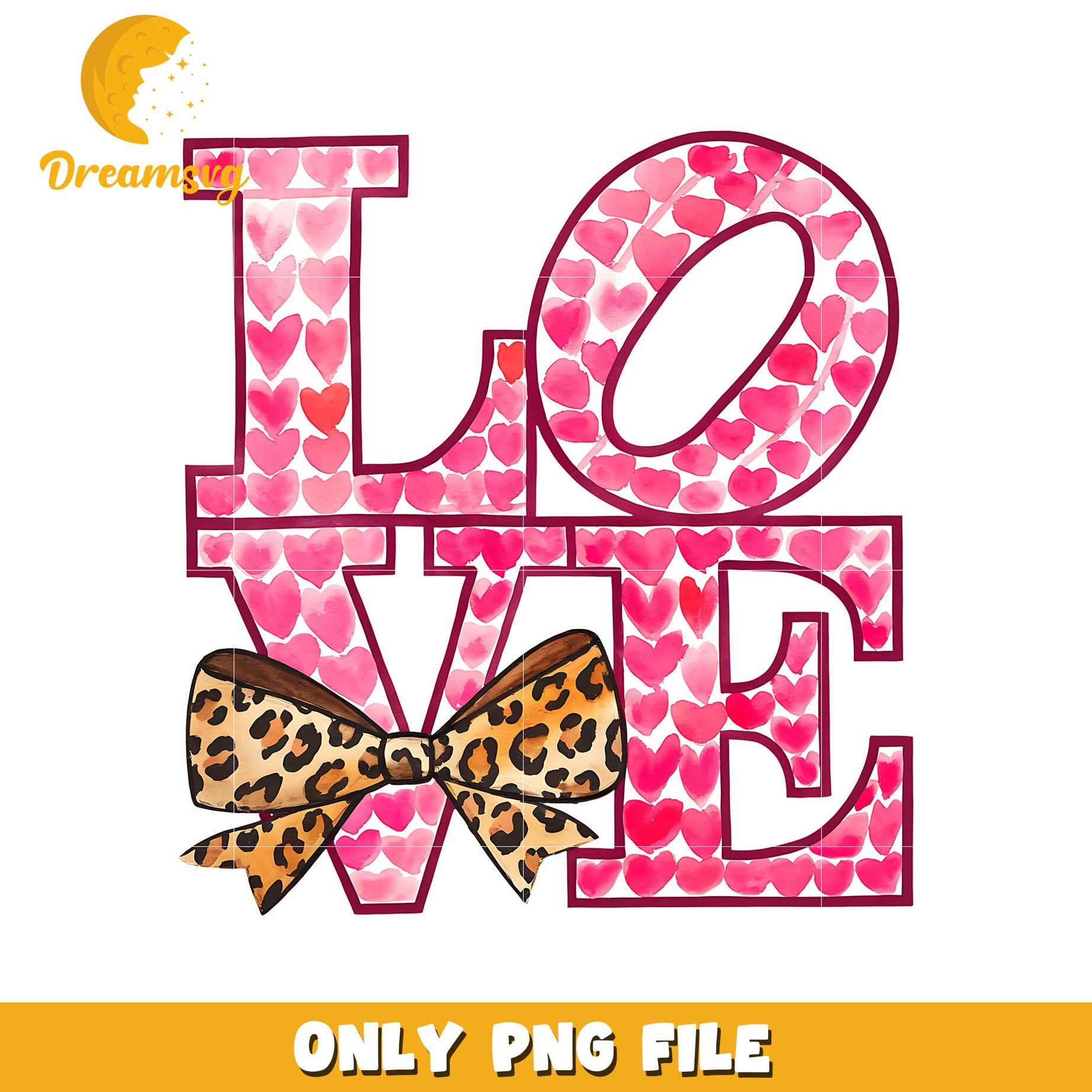 Love heart pattern design png, love png, valentine png