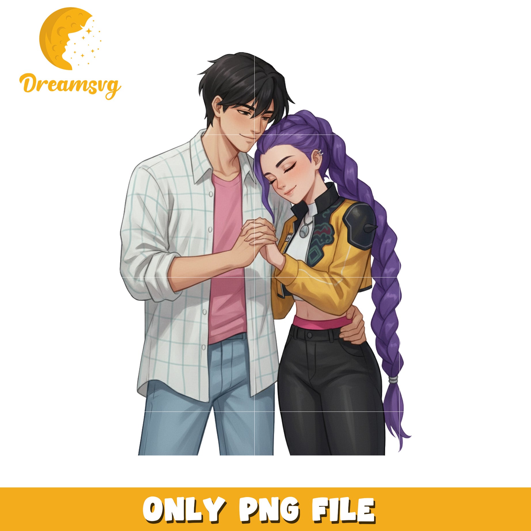 Lovely couple png, saja boys​ png, demon hunters png