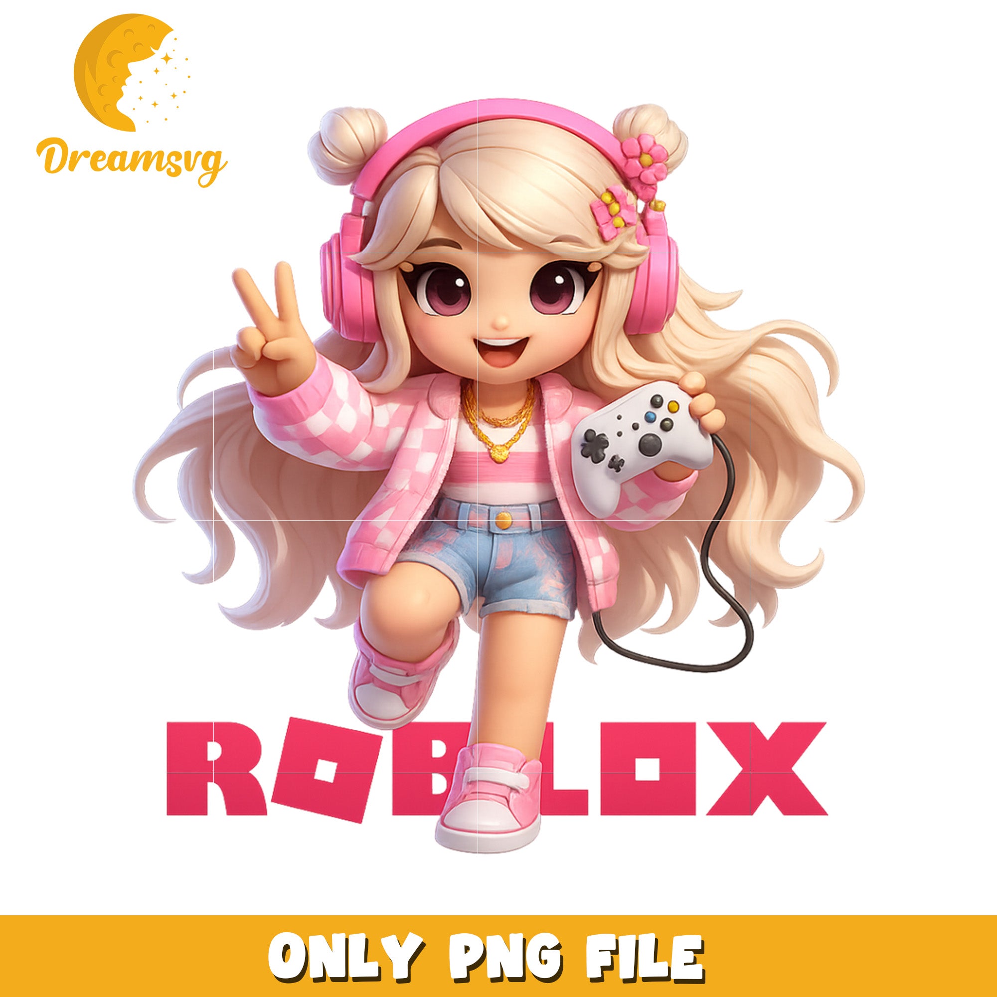 Lovely girl png, roblox gaming png, roblox avatar png – DreamSVG Store