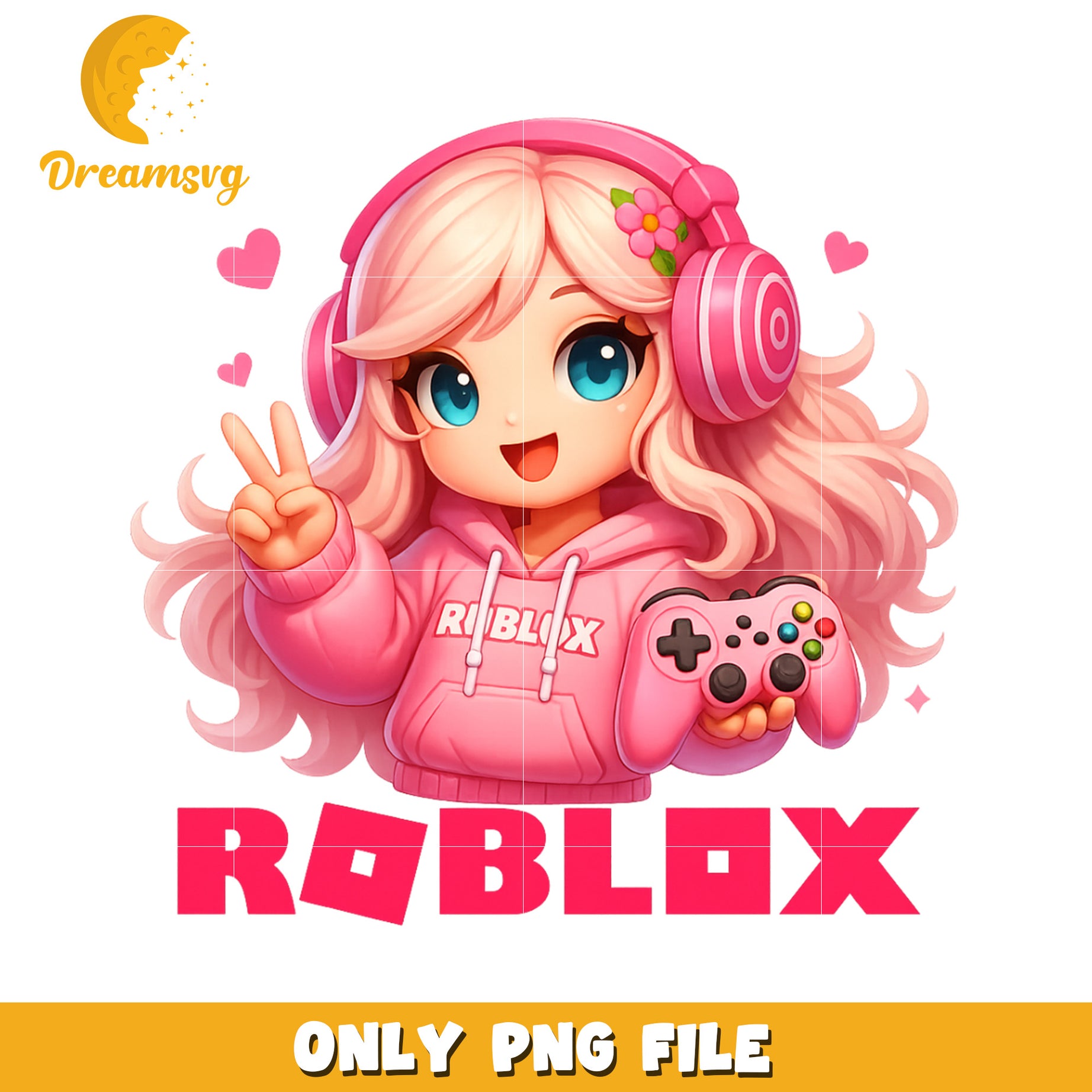 Lovely roblox girl png, roblox fan art png, roblox design png