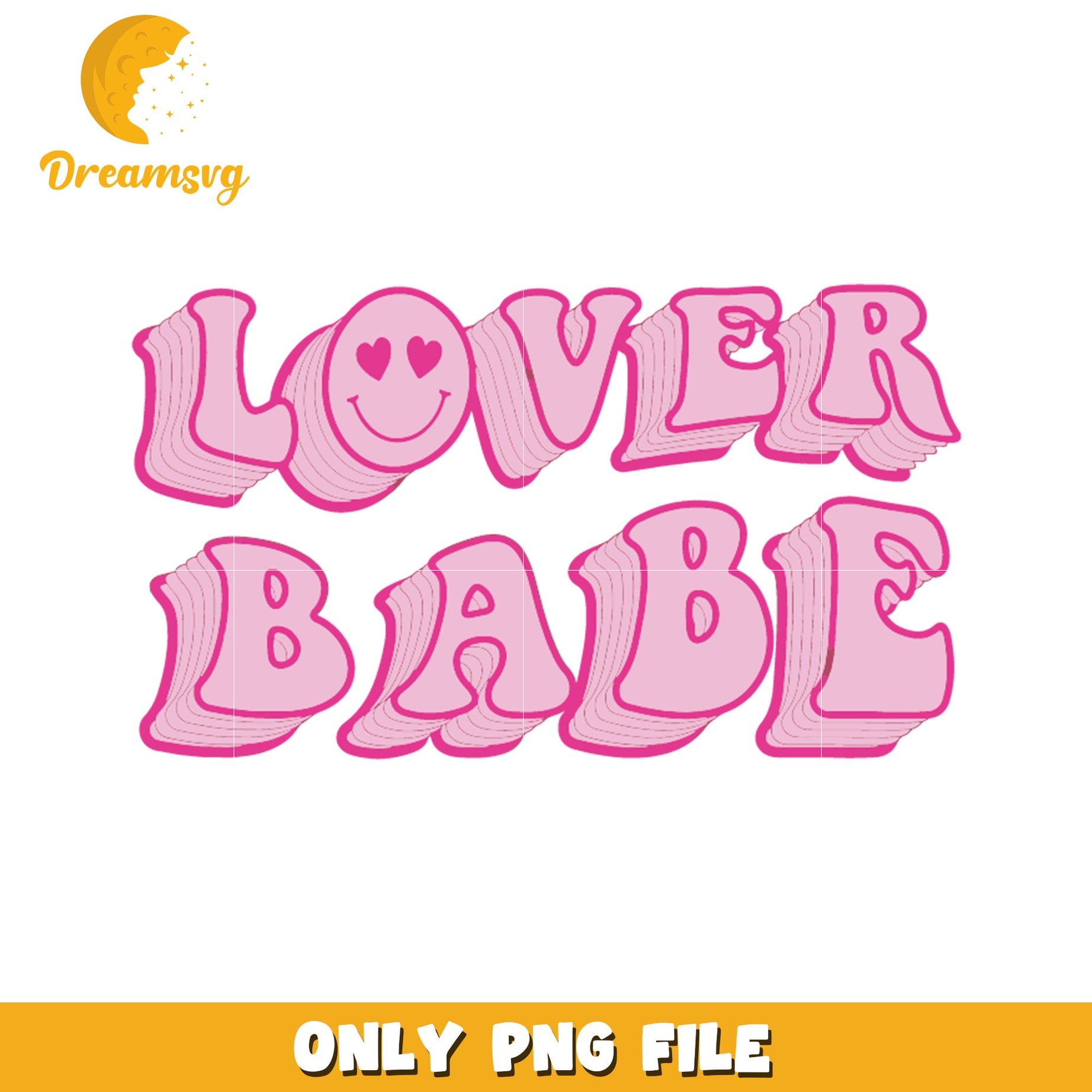 Lover Babe Pink PNG Design