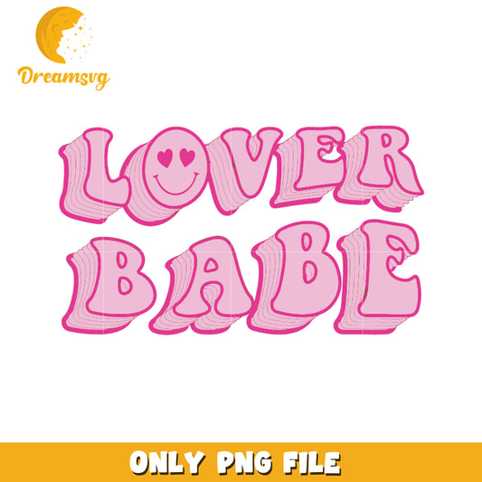 Lover Babe Pink PNG Design