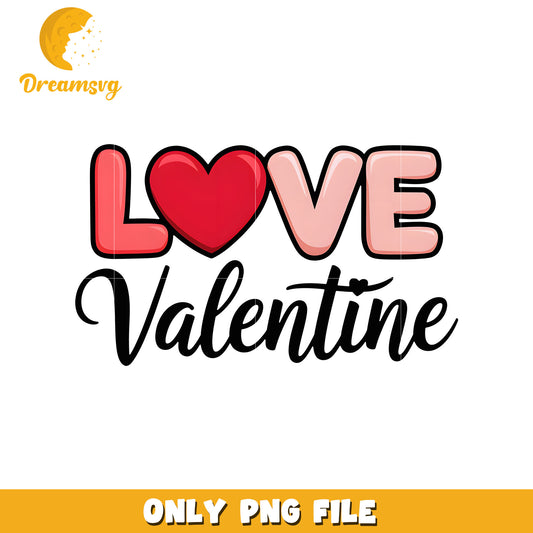 Love valentine font design png, valentine font png, love png
