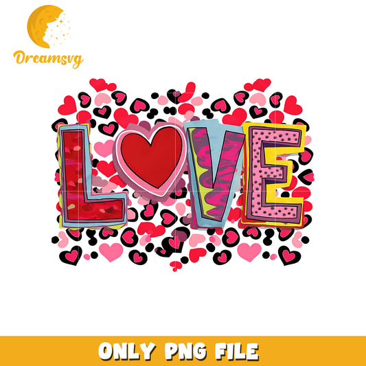 Love valentine typefont design png, love png, valentine png