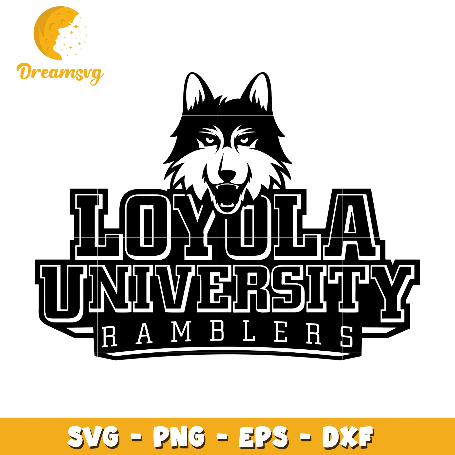 Loyola University Ramblers SVG PNG EPS DXF