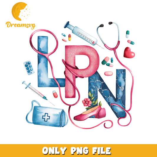 Lpn nurse valentine day png, nurse valentine png, nusre png
