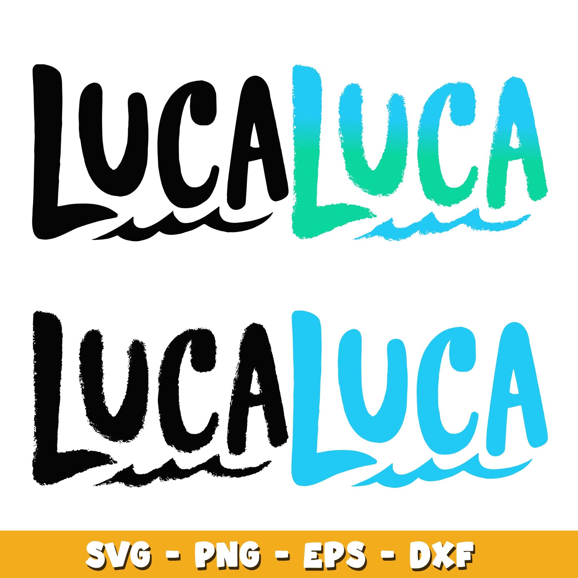 Luca Logo svg, Disney Pixar's Luca bundle svg, cartoon svg 