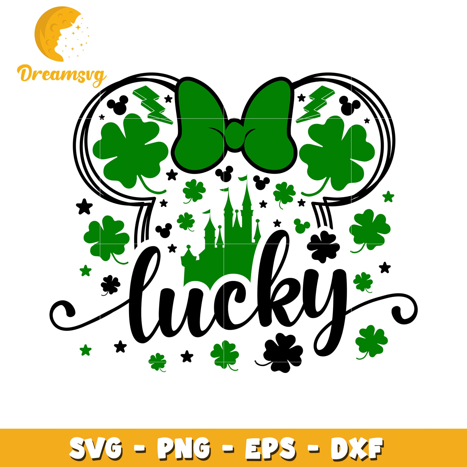 Lucky St Patricks Day SVG Cut File