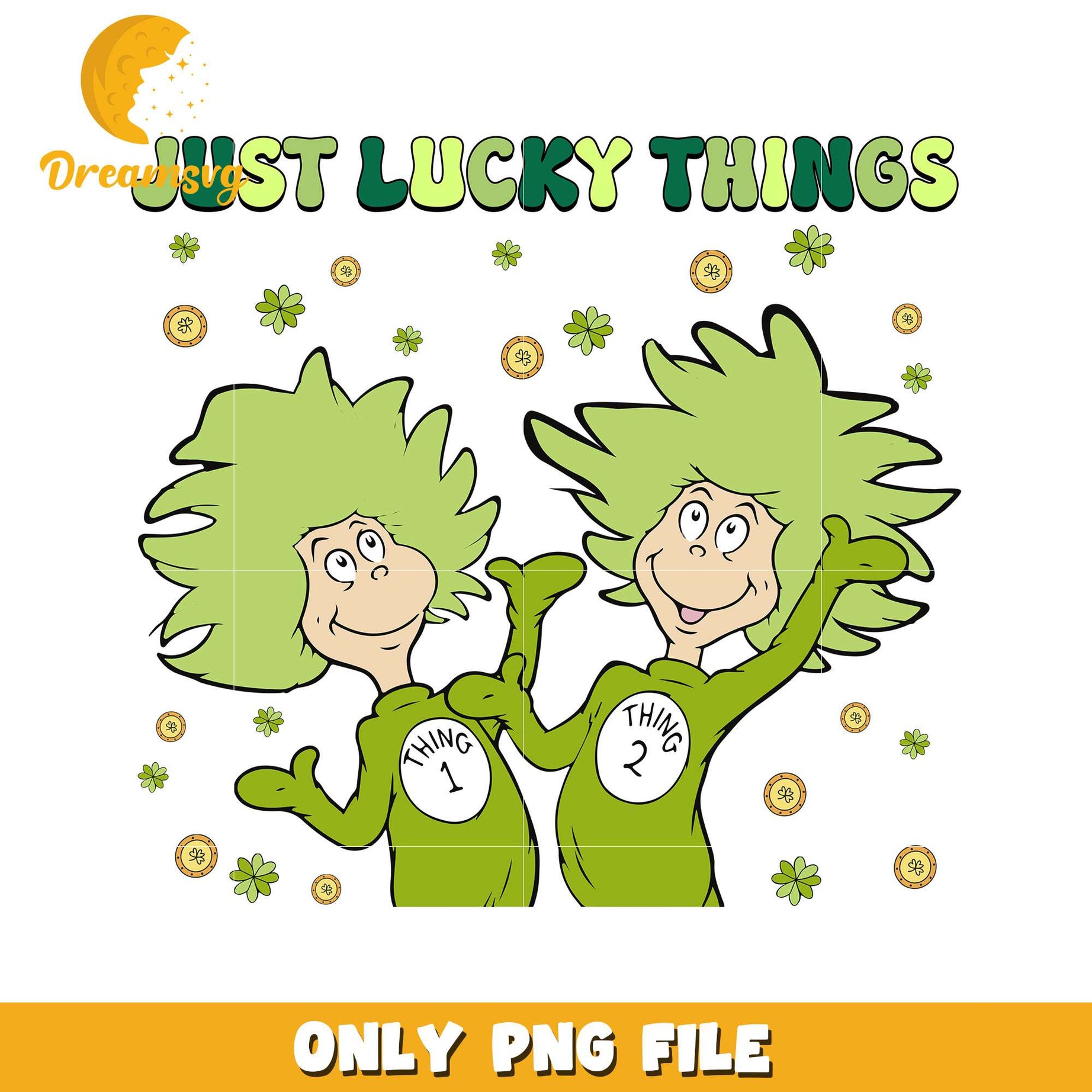 Lucky Themed PNG Design for Fun and Playful Projects
