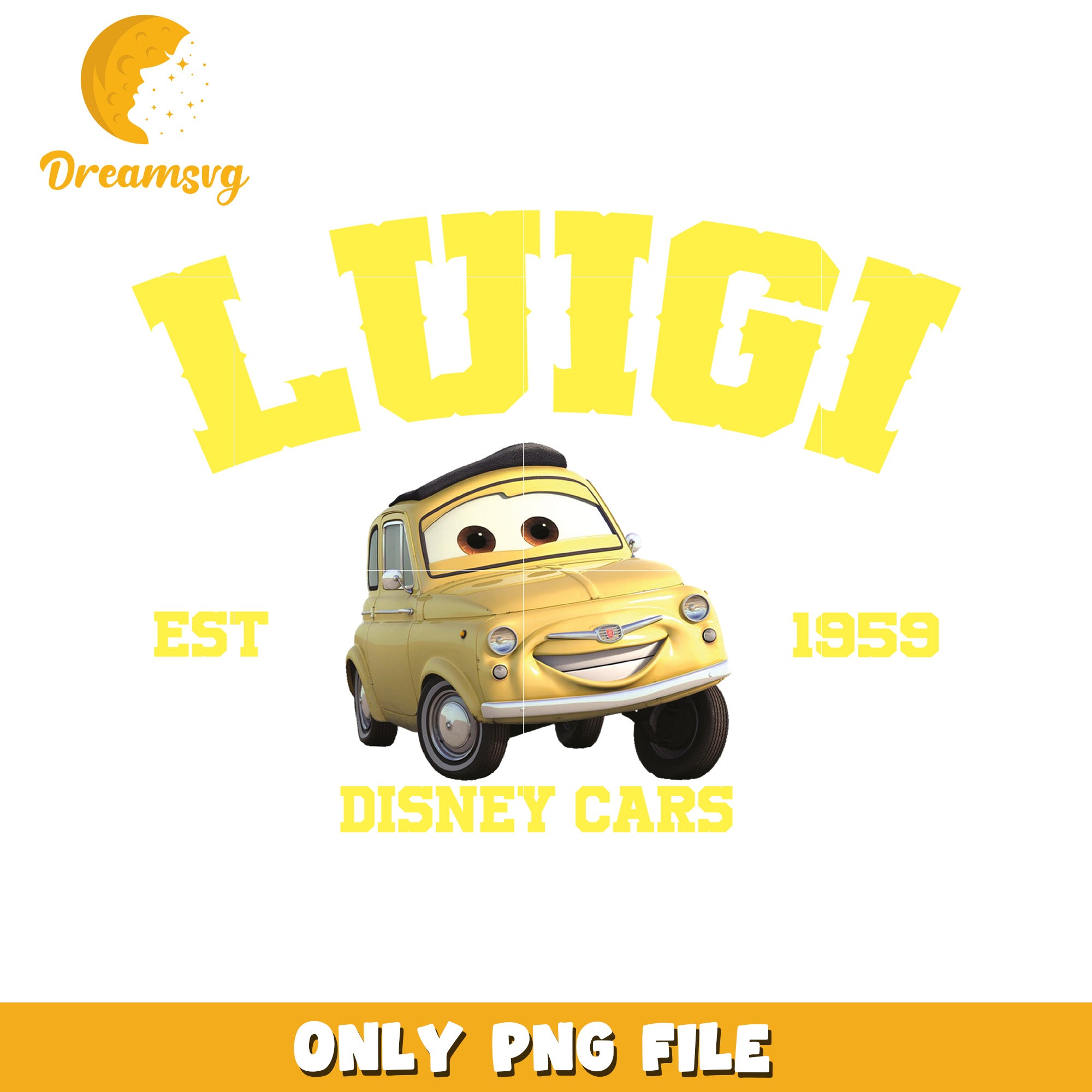 Luigi Disney Cars PNG