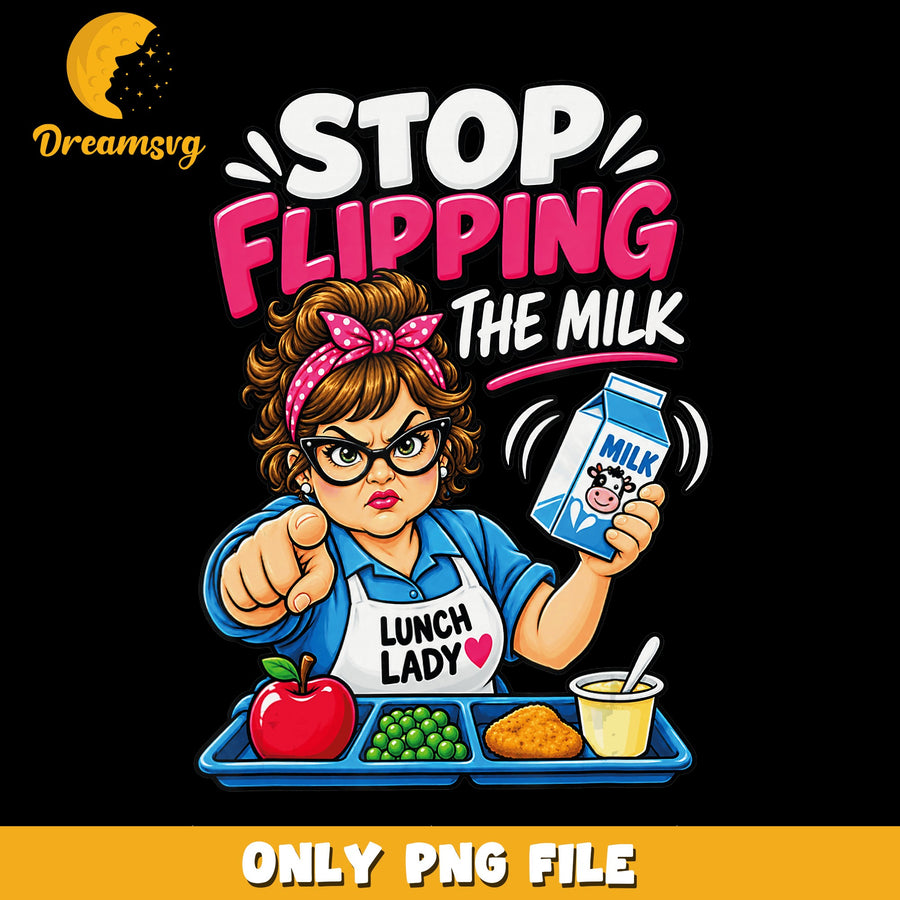 Lunch Lady PNG, Funny Saying, School Meal Art PNG