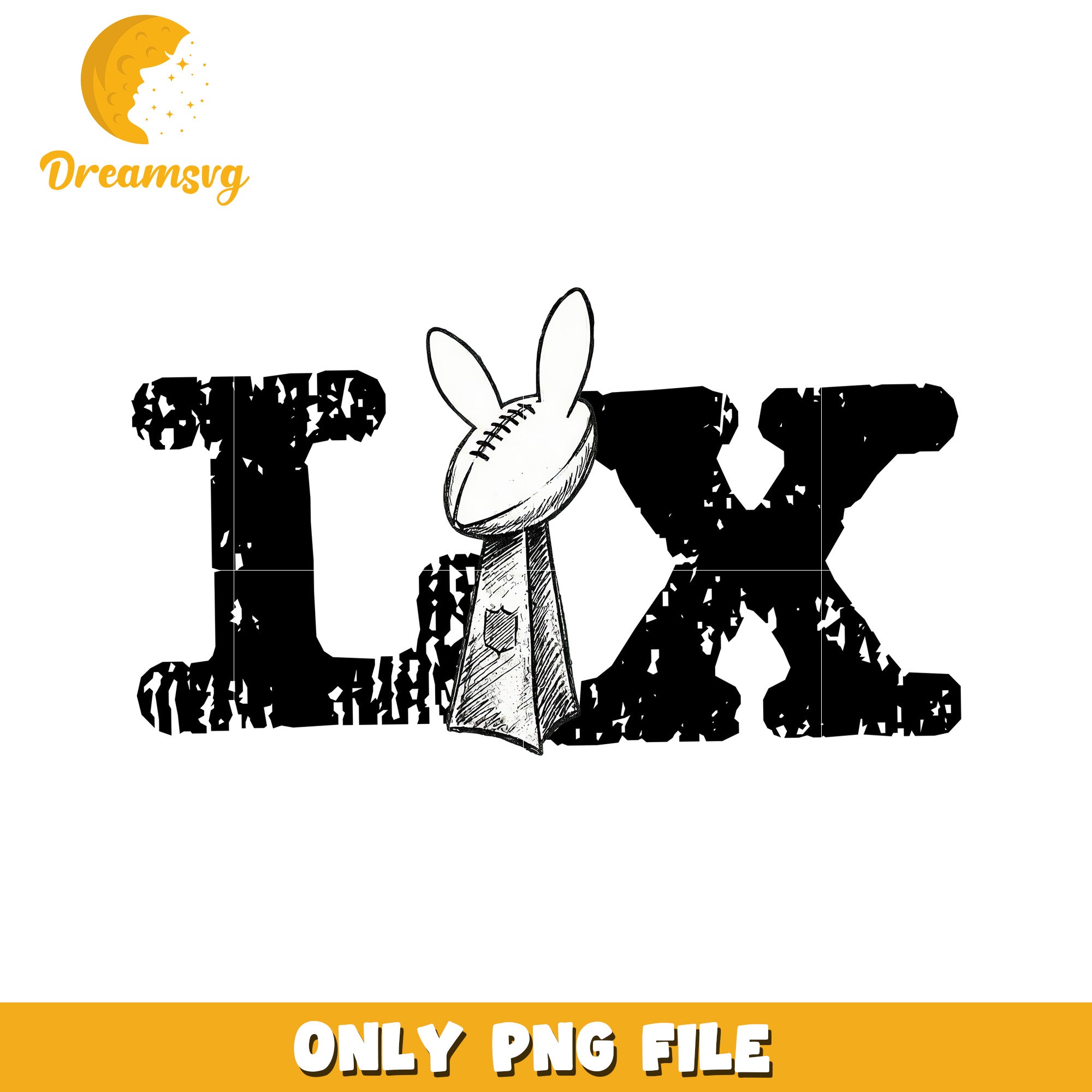 Lx bad bunny cup png, american rugby png, super bowl design png