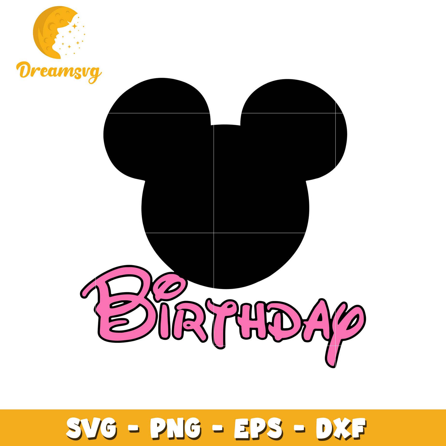 Disney Mickey Mouse birthday svg