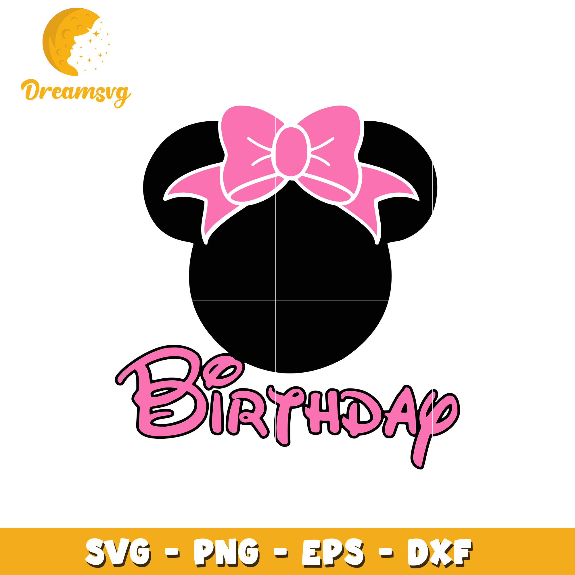 Disney Minnie Mouse Birthday Svg – DreamSVG Store