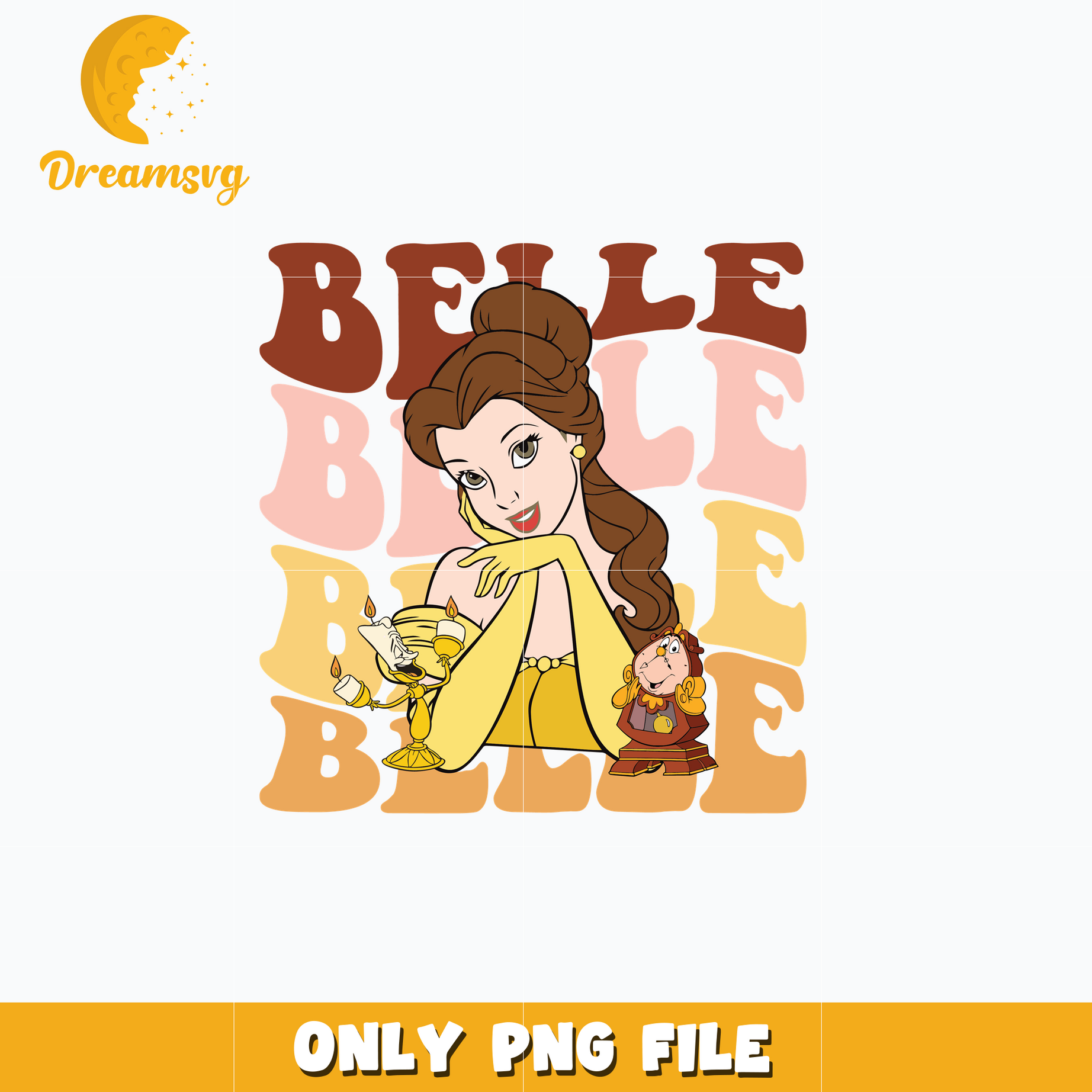 Disney Princess Belle png – DreamSVG Store