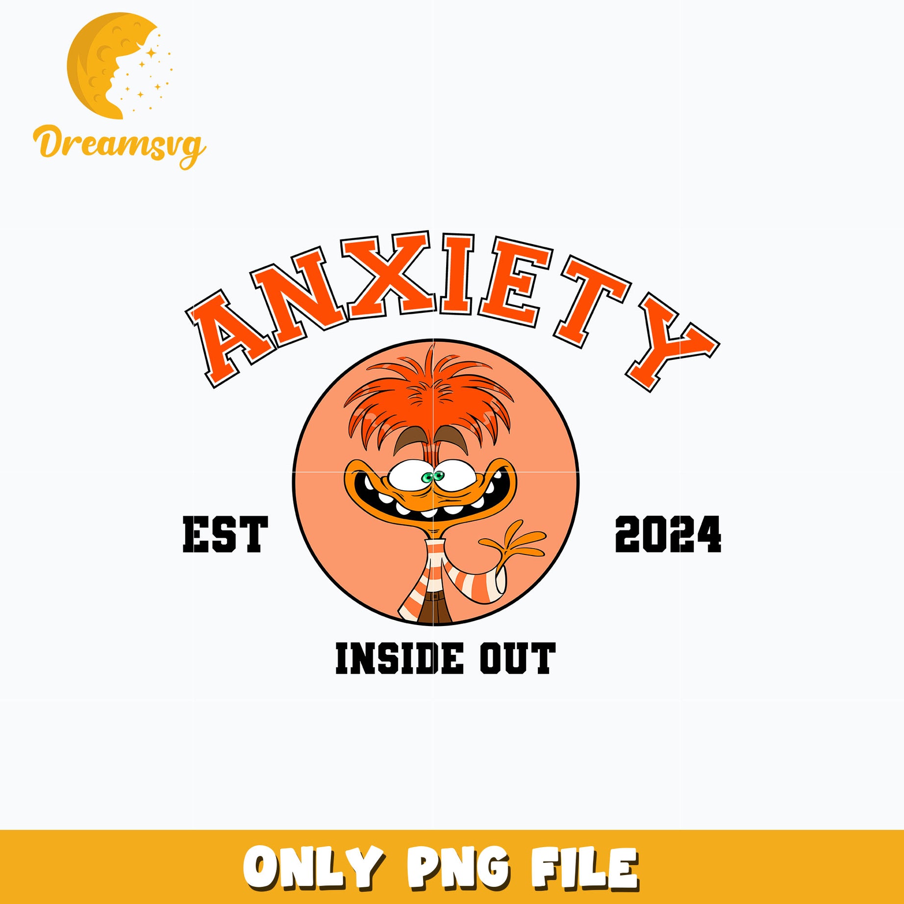 Anxiety est 2024 png, inside out 2 png