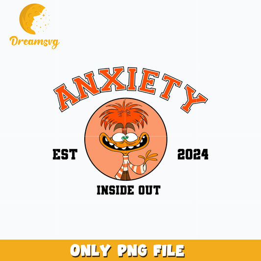 Anxiety est 2024 png, inside out 2 png