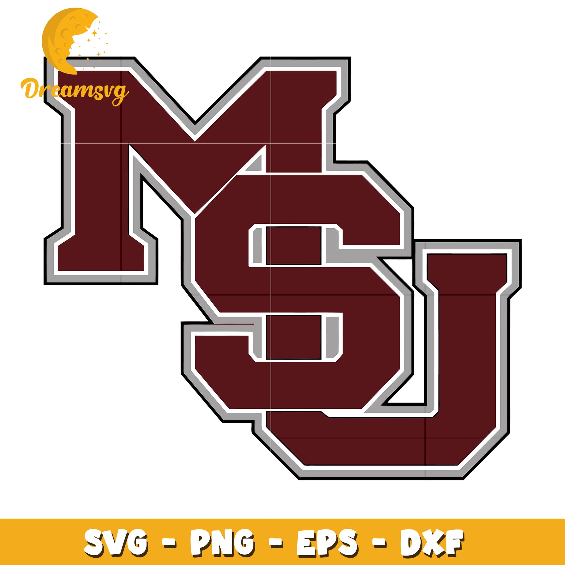 MSU Logo SVG Design for Crafting and Custom Projects