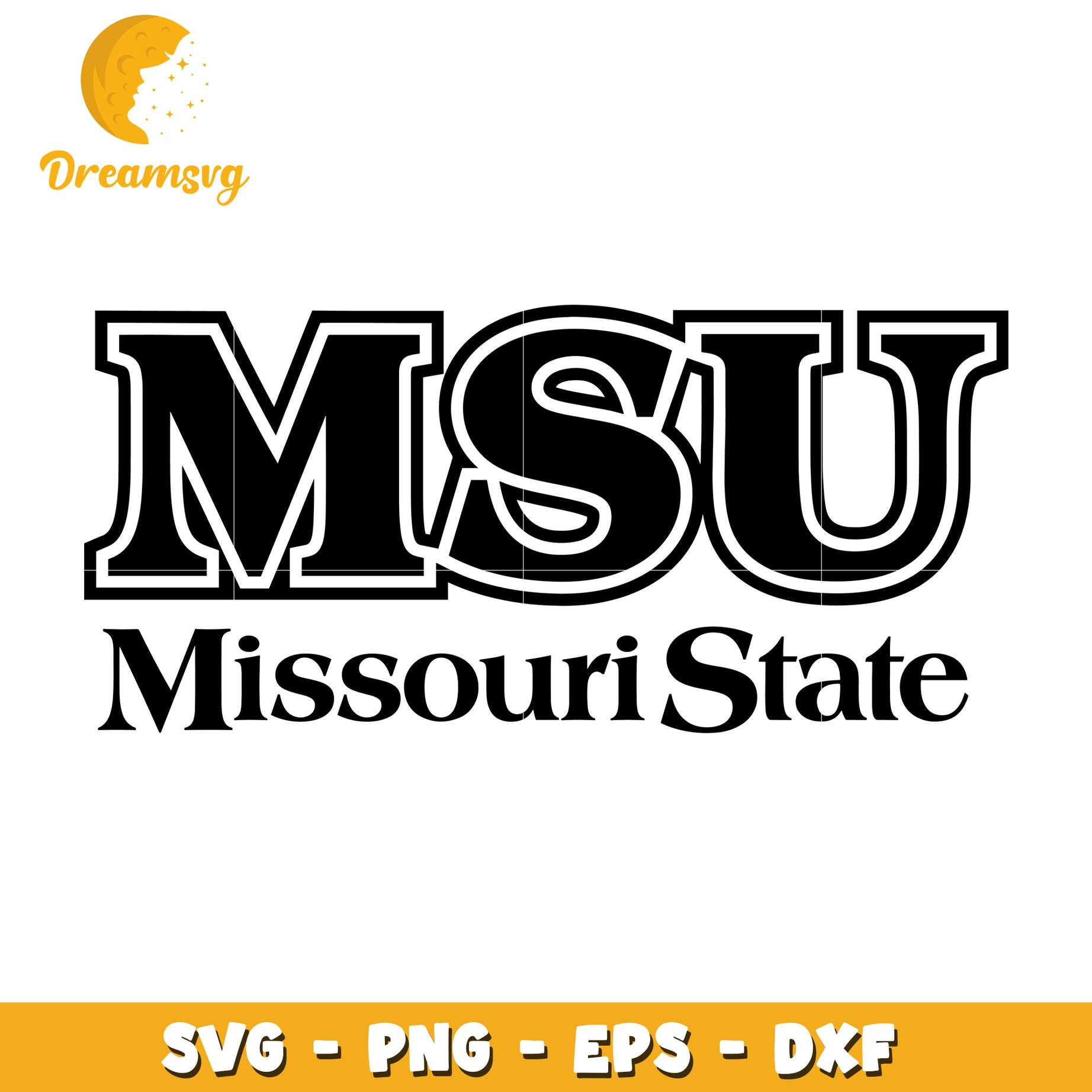 MSU Missouri State SVG PNG EPS DXF